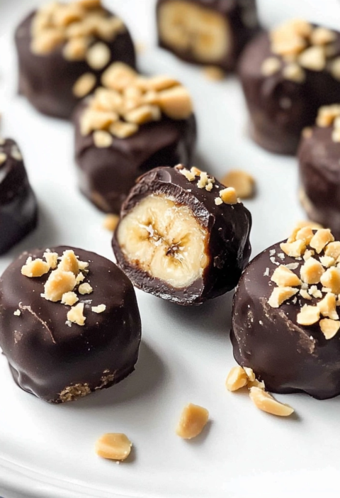 Frozen Banana Snickers Bites: The Ultimate No-Bake Treat
