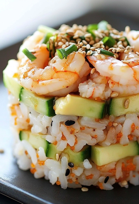 Shrimp Sushi Stacks Recipe for Easy Fresh Dinners